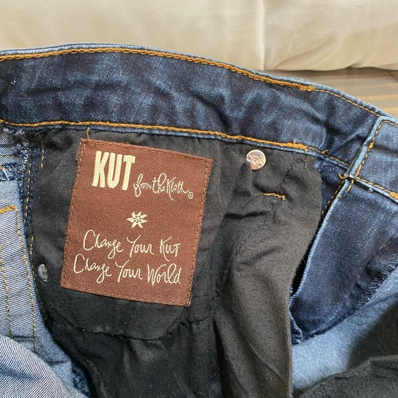 Kut From The Kloth Lucille Skinny Jeans Dark Wash Size 8 - Picture 5 of 7